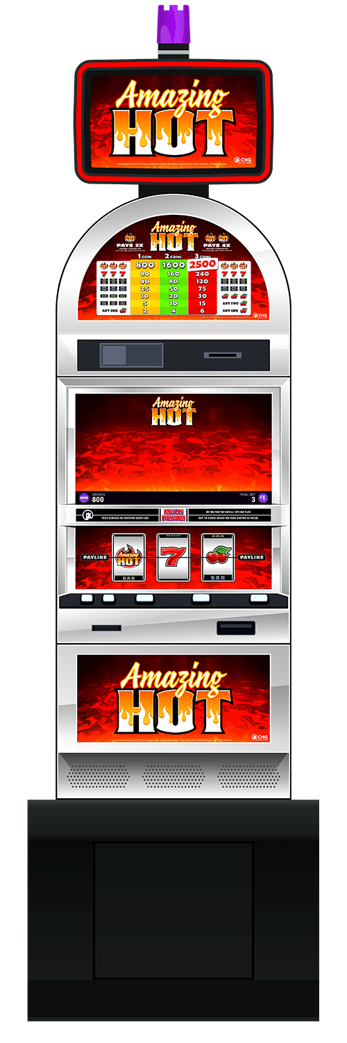Amazing Hot slot machine cabinet by Castle Hill Gaming