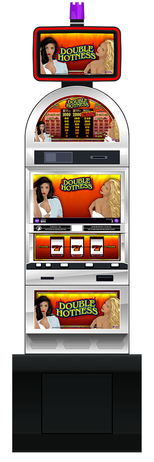 Double Hotness slot machine cabinet by Castle Hill Gaming