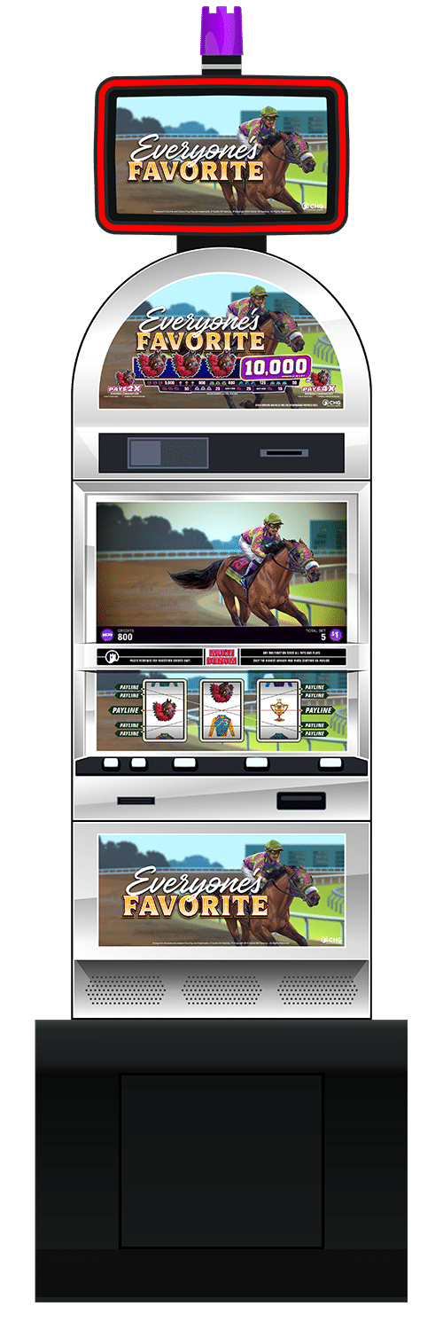 Everyone’s Favorite slot machine cabinet by Castle Hill Gaming