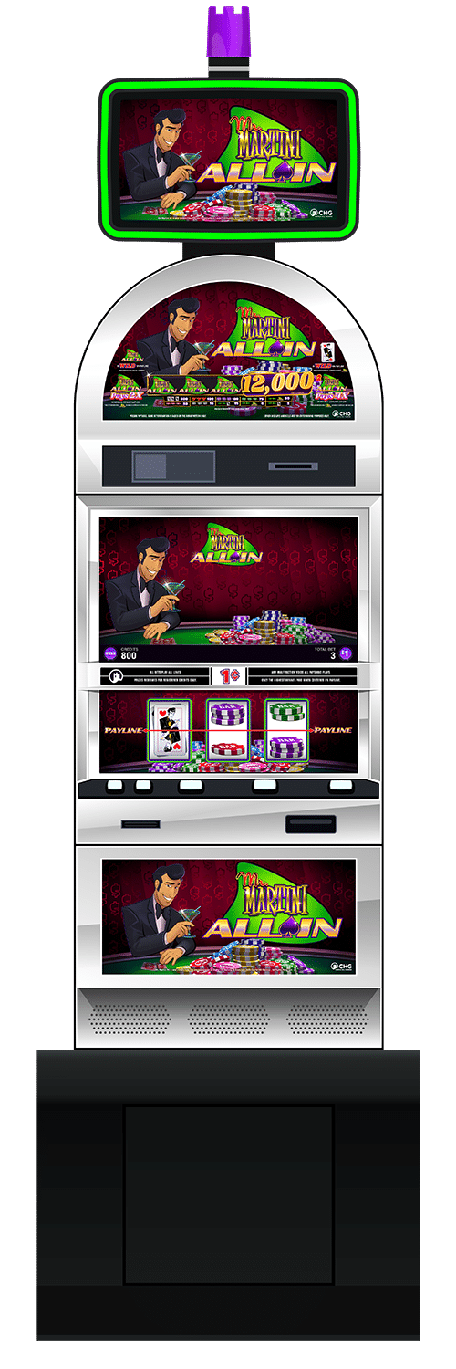 Mr Martini – All In slot machine cabinet by Castle Hill Gaming