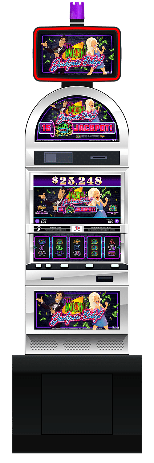 Mr Martini – Jackpots Baby slot machine cabinet by Castle Hill Gaming