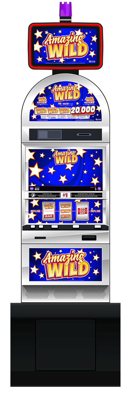 Amazing Wild slot machine cabinet by Castle Hill Gaming