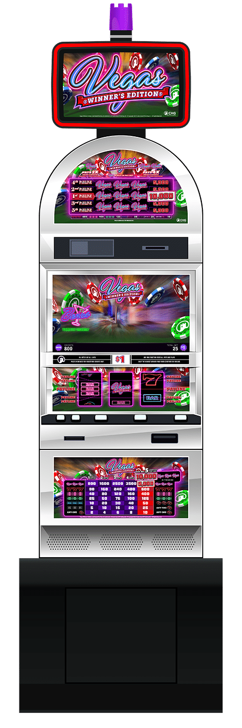 Vegas Winner’s Edition slot machine cabinet by Castle Hill Gaming