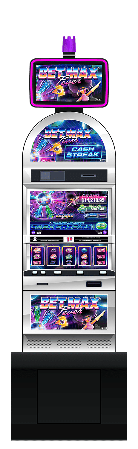 Bet Max Fever slot machine cabinet by Castle Hill Gaming